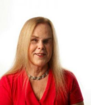 Photograph of a blind person.